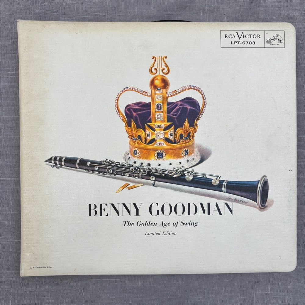 Benny Goodman The Golden Age Of Swing Numbered Limited Ed. J346 15 EPs BoundBook
